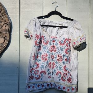 Lucky Peasant Blouse Mexican Vibes